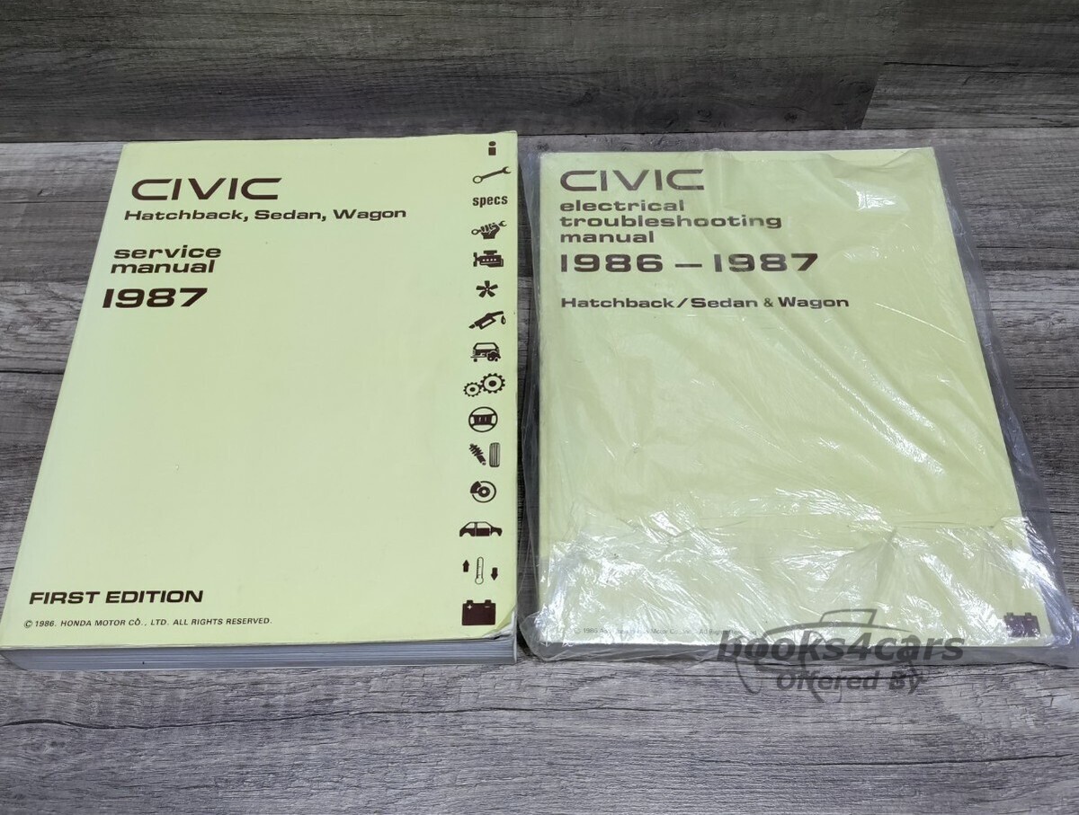 view cover of 1986-1987 Civic Electrical Troubleshooting Manual for Hatchback, Sedan & Wagon by Honda