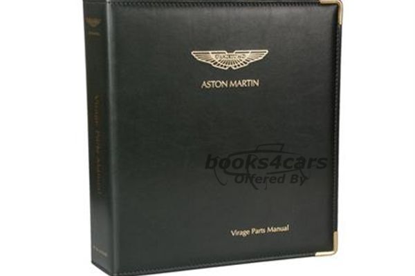 view cover of Parts Manual by Aston Martin for Vantage