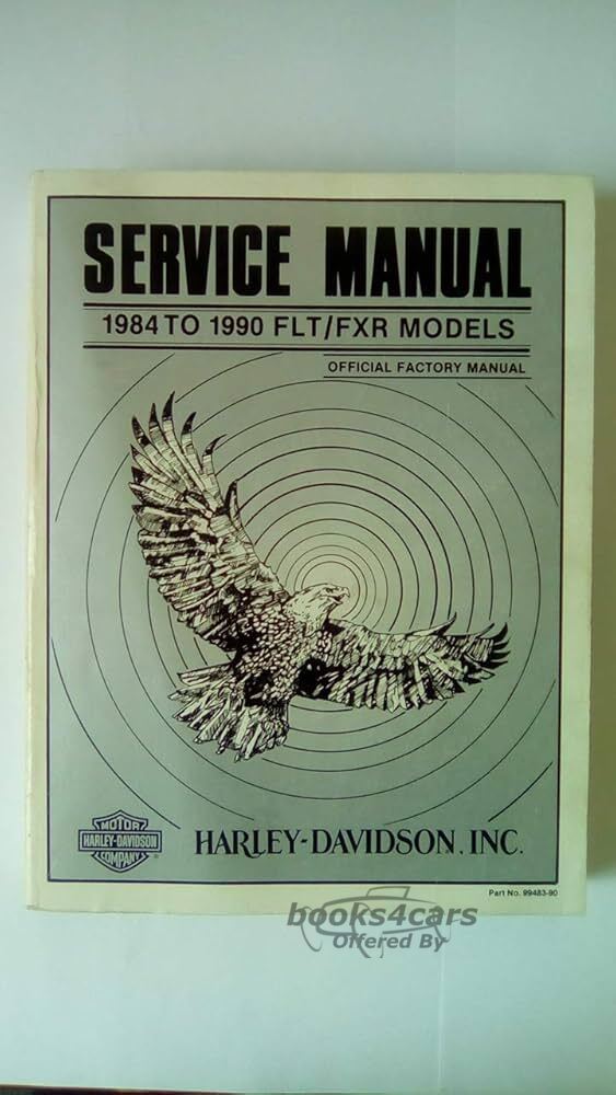 view cover of 1984-1990 FLT FXR Models 1340cc 5 speed Shop Service Repair Manual by Harley Davidson