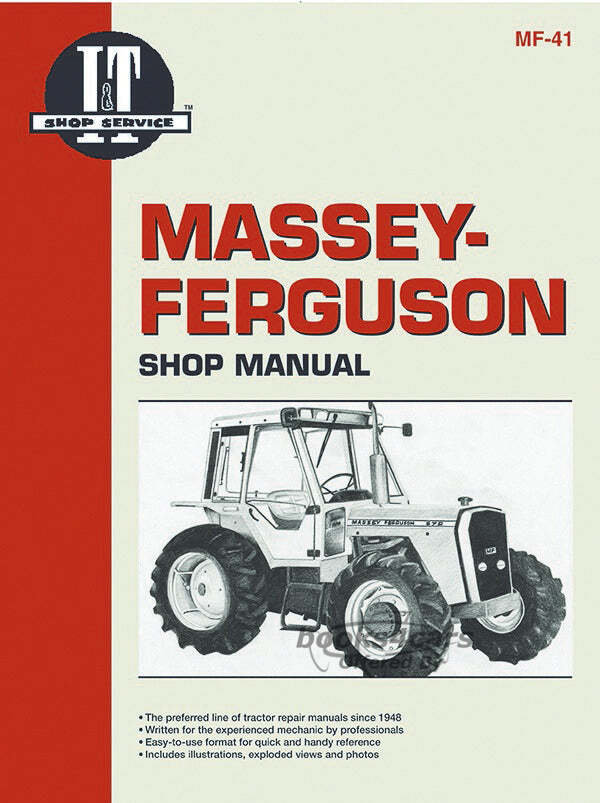 view cover of Models MF670, MF690, MF698 Tractor Shop Service Repair Manual, 72 pages by I&T for Massey Ferguson published in 1986