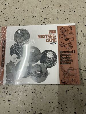 view cover of 1986 Mustang Capri EVTM Electrical & Vacuum Troubleshooting Manual by Ford & Mercury