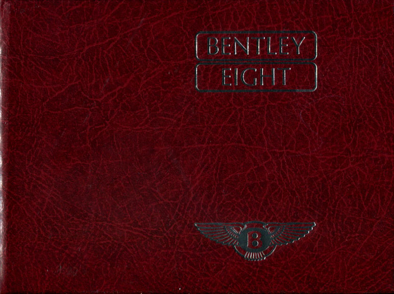 view cover of 1987-1988 Bentley 8 Eight Owners Manual By Bentley for models after #SCBZS8009HCX20006