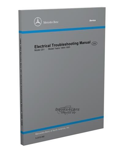 view cover of 1984-1993 190 Diesel electrical wiring diagrams shop service repair manual by Mercedes 201 190D 2.2 2.5