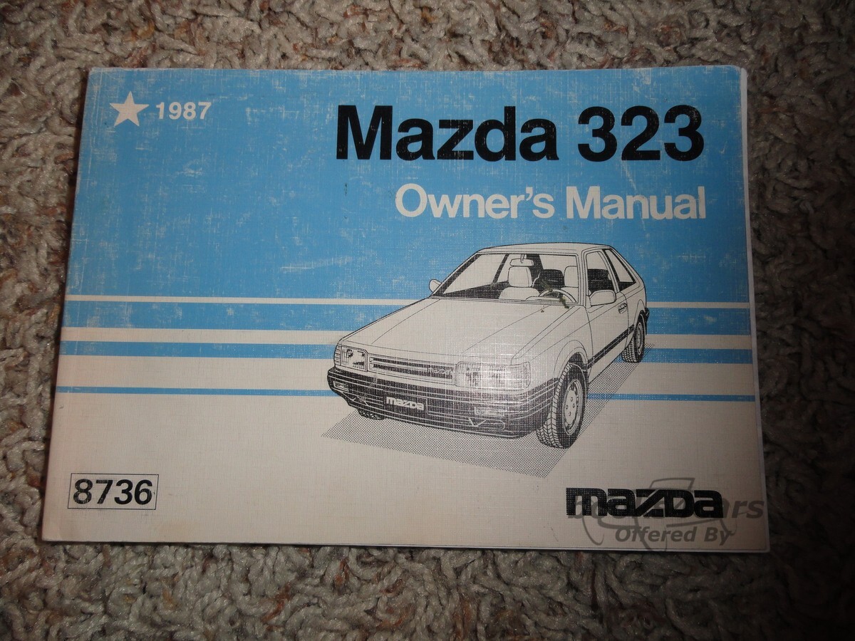 view cover of 1987 323 Owners manual by Mazda