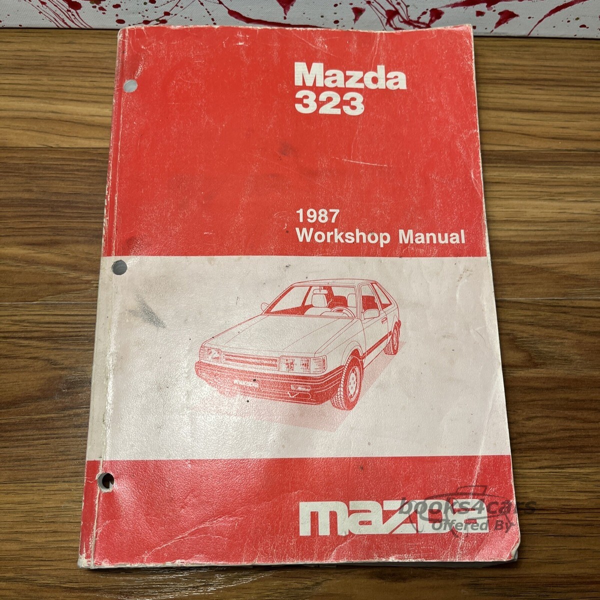 view cover of 1987 323 Shop Service Repair Manual by Mazda