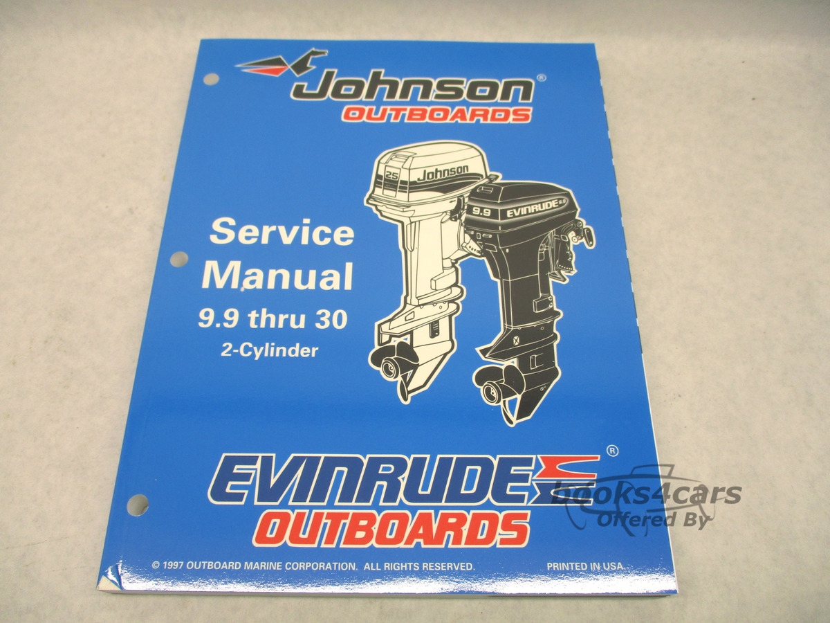view cover of 1987 Models 9.9-30 Service Manual by Johnson Evinrude