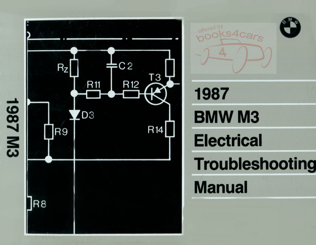 view cover of 1987 M3 Electrical Troubleshooting Manual by BMW