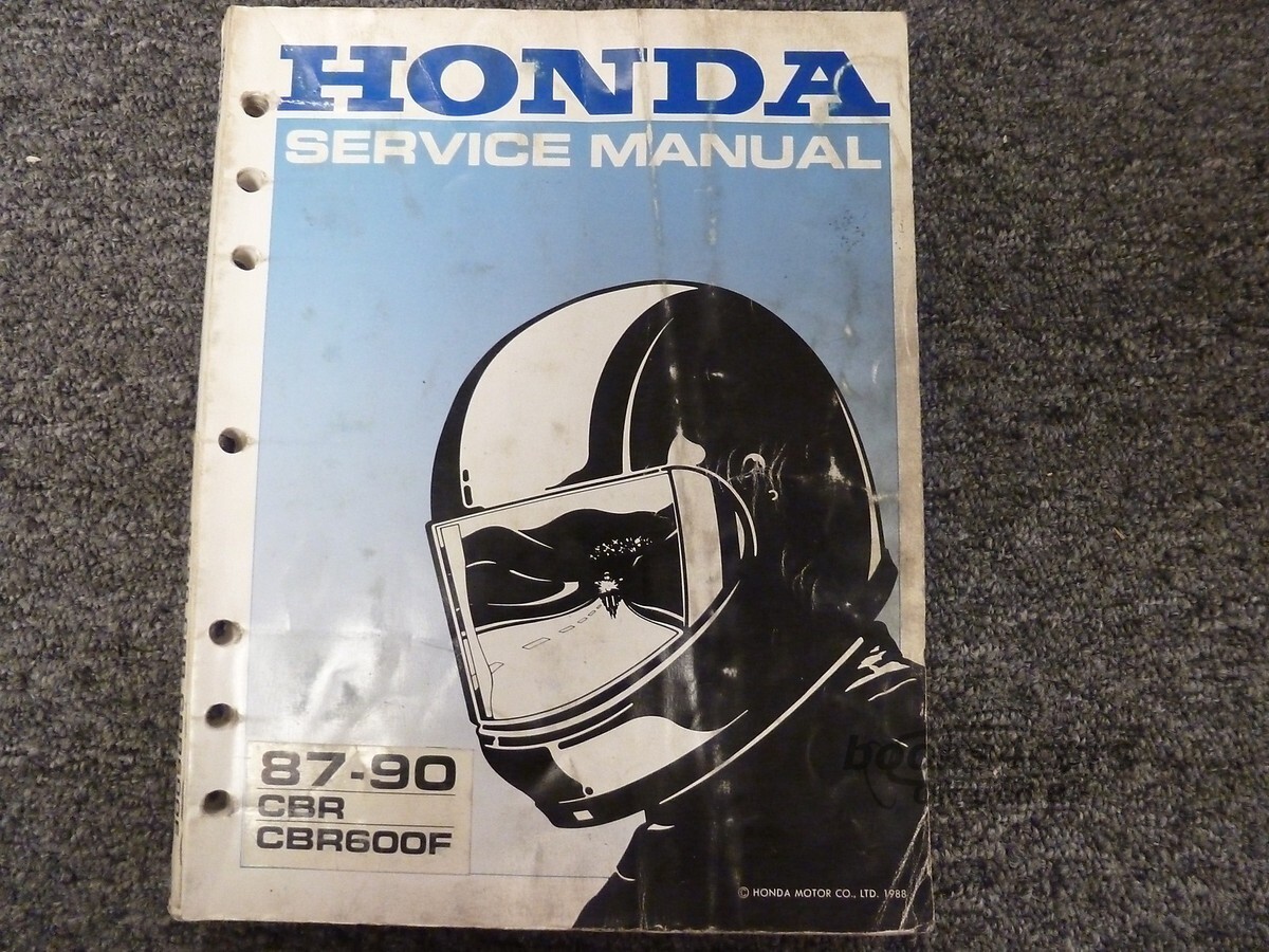 view cover of 1987 Honda CBR600F Shop Service Repair Manual - 600 pages