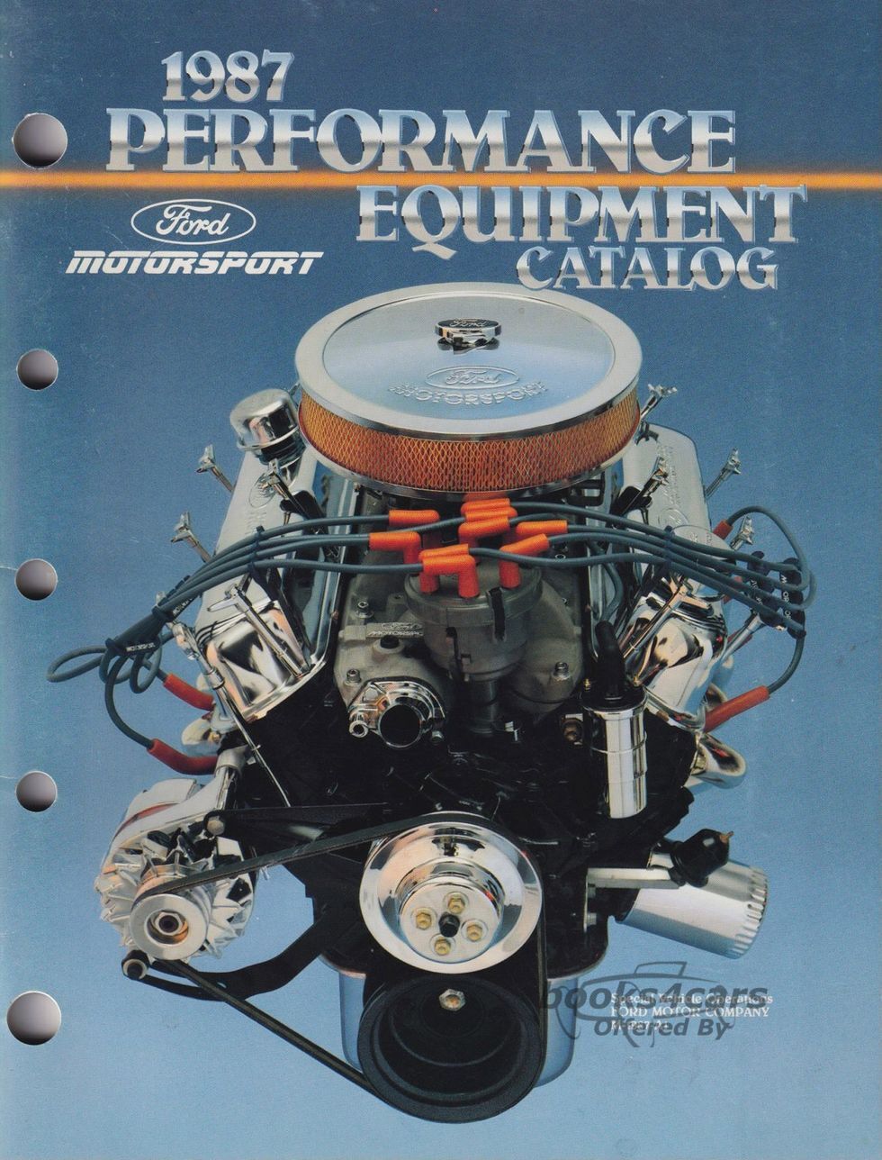 view cover of 1987 Performance Equipment Catalog by Ford