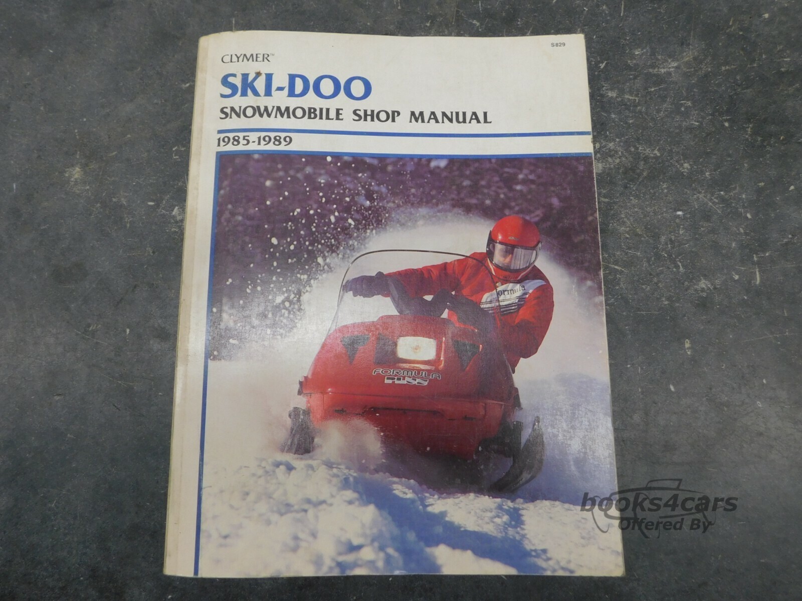 view cover of 1985-1989 Ski Doo Snowmobile Shop Service Repair manual 400 pages by Clymer for Ski Doo Bombardier