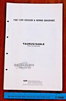 view cover of 1987 Taurus Sable 11