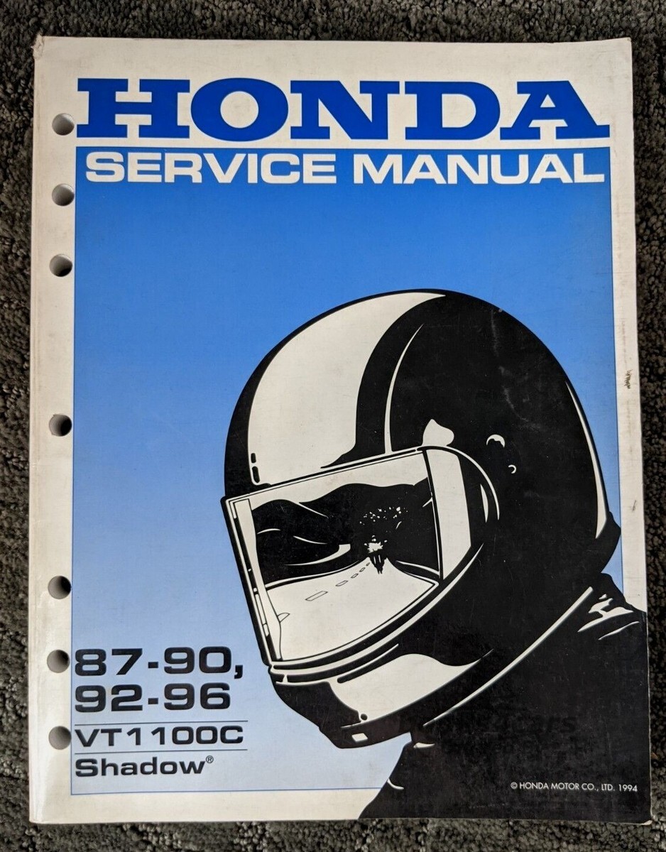 view cover of 1987-1990 VT1100C Shadow Shop Service Repair Manual by Honda