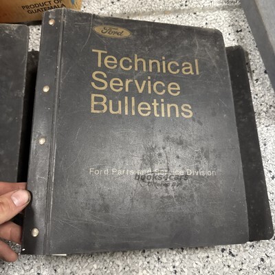 view cover of 1988 Ford Technical Service Bulletins, in binder for all Ford, Lincoln, Mercury, & Ford Trucks