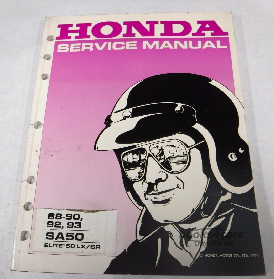 view cover of 1988 SA50 Elite 50 LX Shop Service Repair Manual by Honda