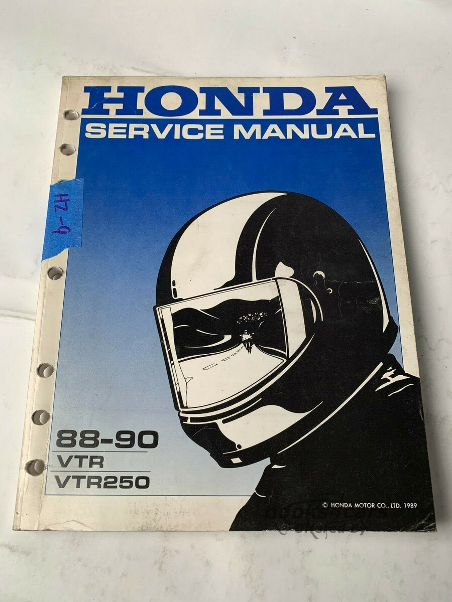 view cover of 1988-1990 VTR250 Interceptor VTR Shop Service Repair Manual by Honda