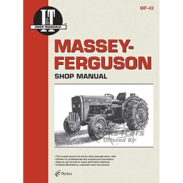 view cover of Models MF230 MF235 MF240 MF245 MF250 Tractor Shop Service Repair Manual 96 pages by I&T Massey Ferguson published in 1988