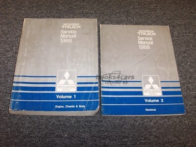 view cover of 1988 Truck Service Manual 2-Volume Set by Mitsubishi
