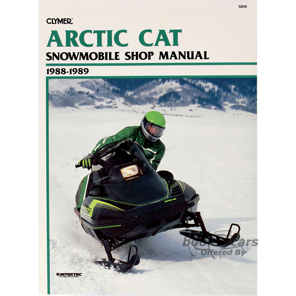 view cover of 1988-1989 Arctic Cat Snowmobile Shop Service Repair manual for Wildcat 650 & El Tigre EXT, 400 pages by Clymer