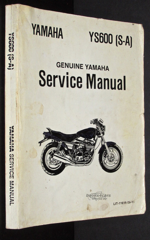 view cover of 1988 Yamaha YS600 YS 600 S-A Service Manual for Motorcycle by yamaha