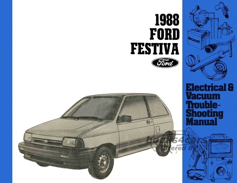 view cover of 1988 Festiva Electrical and Vacuum Troubleshooting Manual by Ford