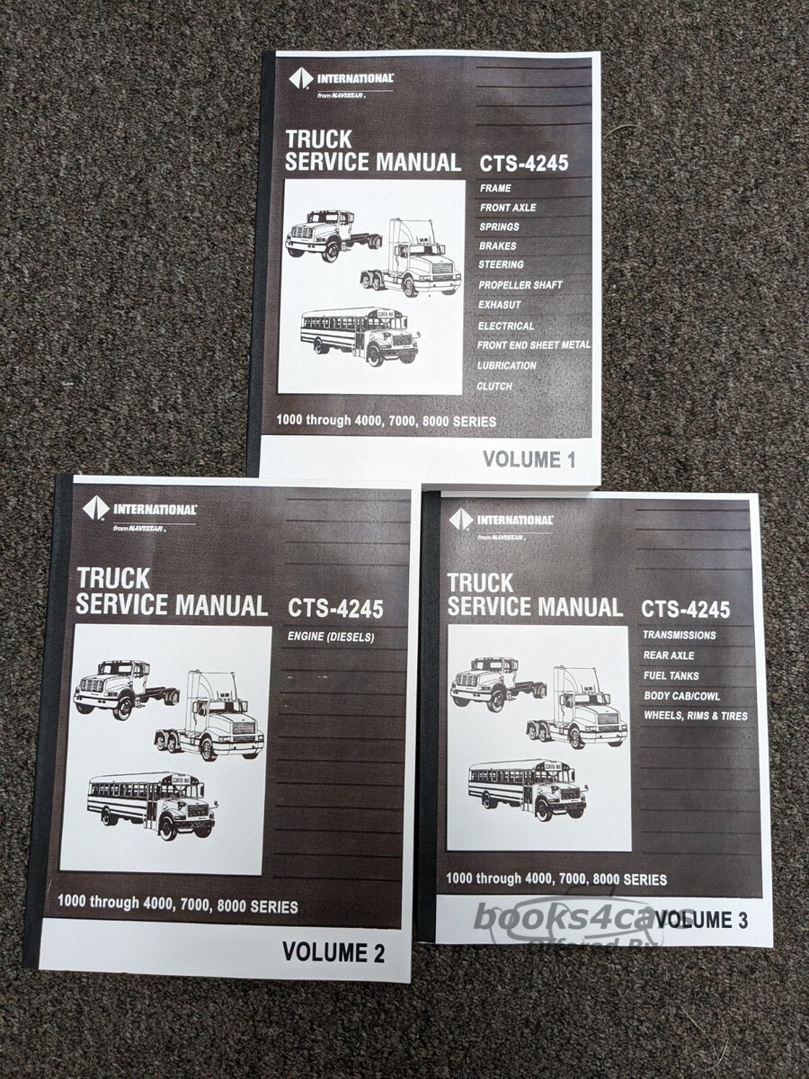 view cover of 1989-1990 S-Series Truck Shop Service Repair Manual by International S 1000-4000 7000 8000 5 Volumes