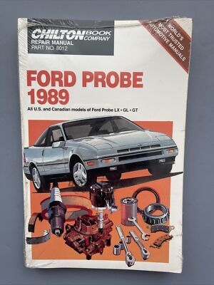 view cover of 1989 Probe Repair manual by Chiltons
