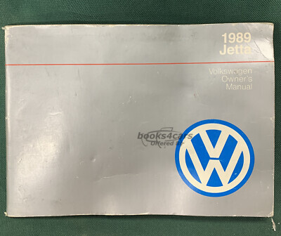 view cover of 1989 Jetta Owners Manual by Volkswagen
