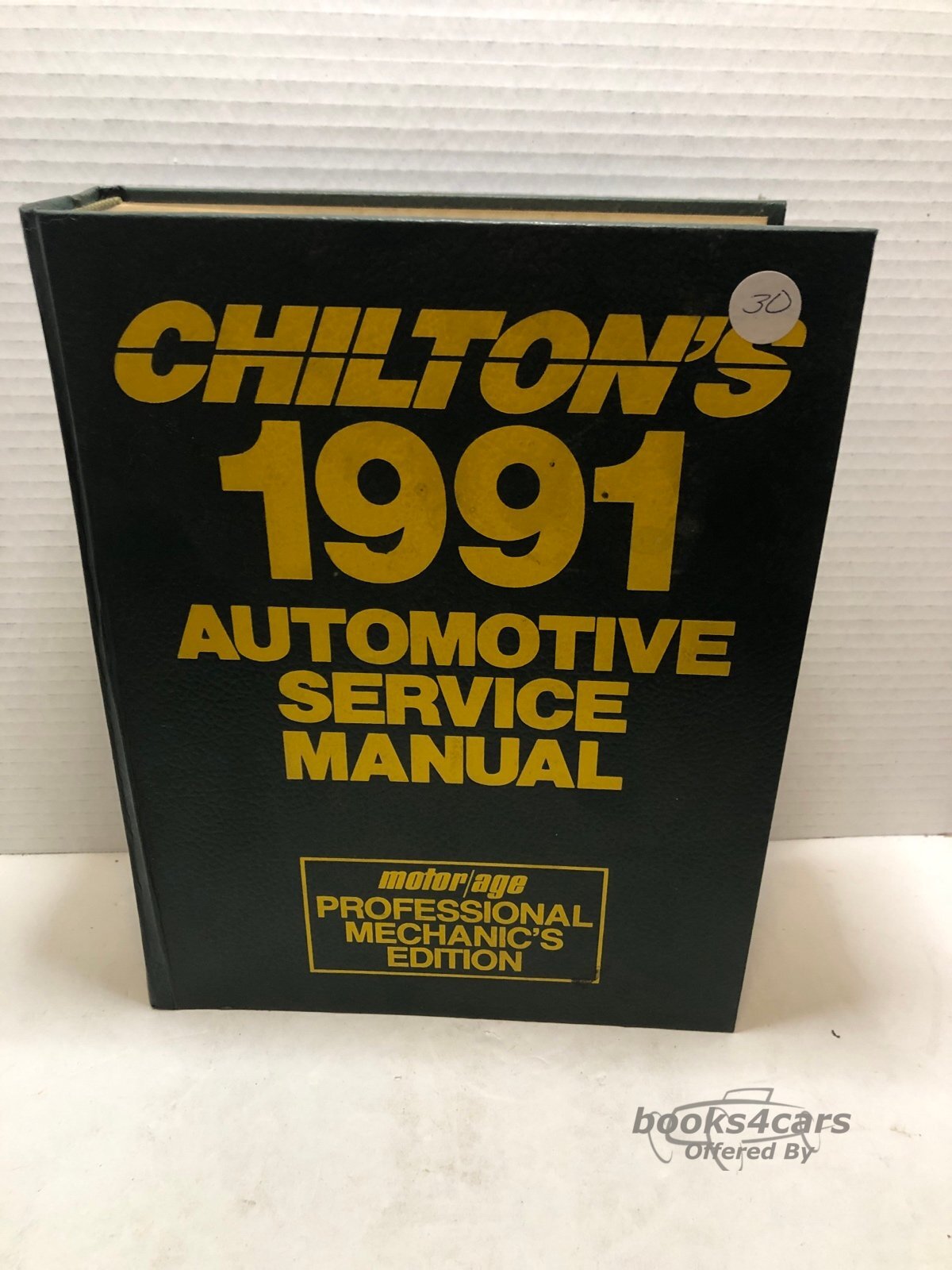 view cover of 1987-1991 Automotive Service manual by Chiltons. Professional Mechanics Edition.