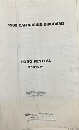view cover of 1989 Festiva 11