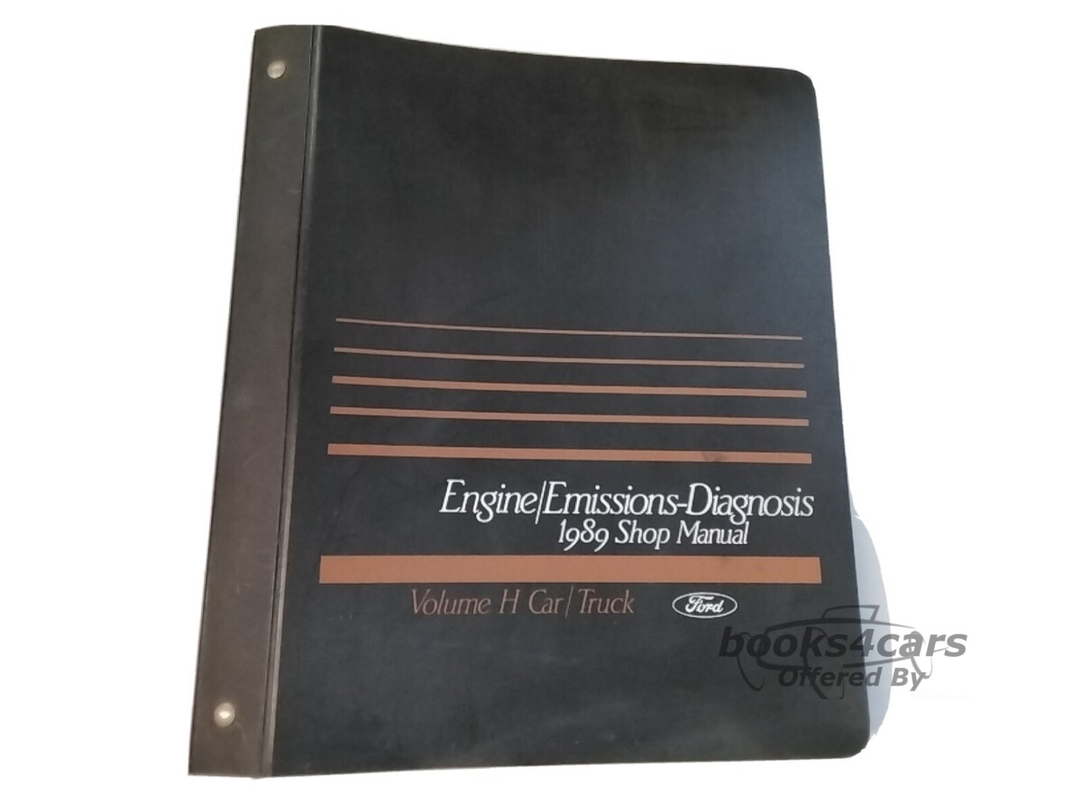 view cover of 1989 Engine Emission Diagnosis Manual for Car & Truck by Ford