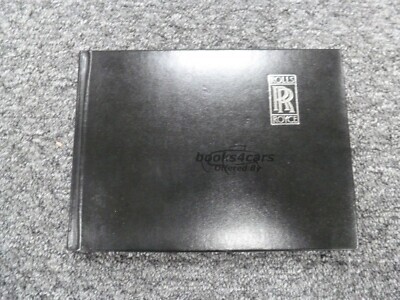 view cover of 1989 Silver Spur II Owners Manual by Rolls Royce