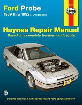 view cover of 1989-1992 Ford Probe shop service repair manual by Haynes