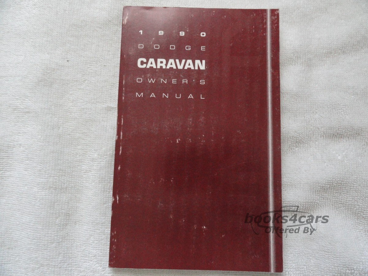 view cover of 1990 Caravan Owner's Manual by Dodge