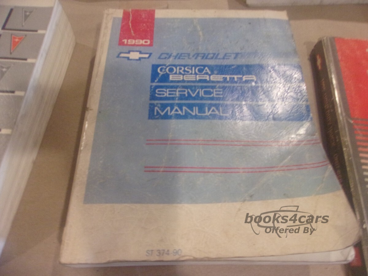 view cover of 1990 Corsica and Beretta service manual by Chevrolet