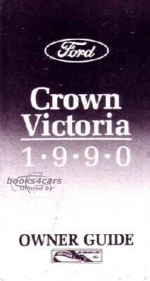 view cover of 1990 Ford Crown Victoria Owners Manual