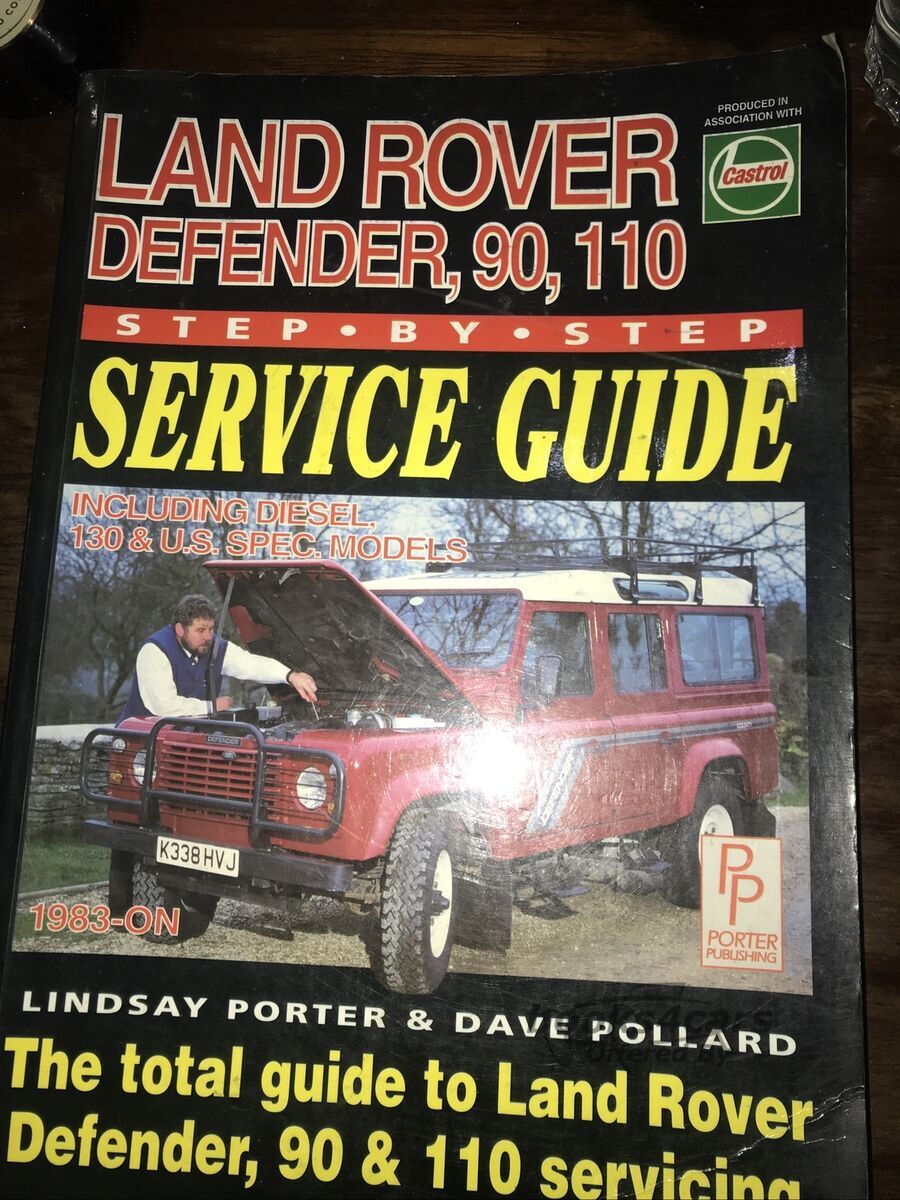 view cover of 1983-1995 Land Rover Defender 90 110 Workshop service repair Manual and owners manual 128 pages by Lindsay Porter & Dave Pollard gas petrol diesel