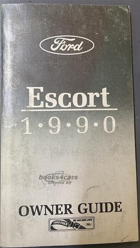 view cover of 1990 Escort Owners Manual by Ford 267 pages