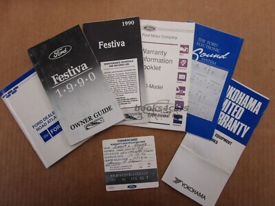 view cover of 1990 Festiva Owners Manual by Ford