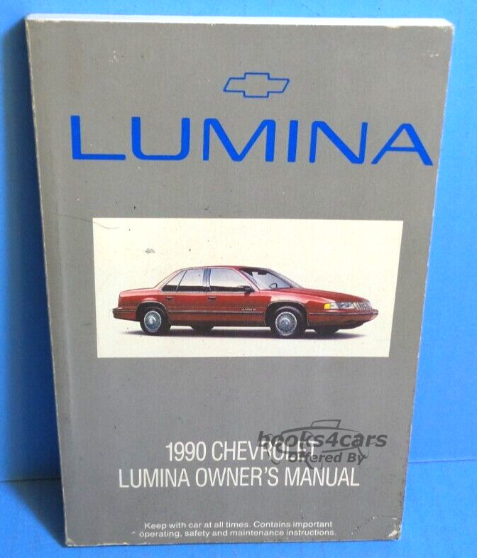 view cover of 1990 Lumina Owners Manual by Chevy
