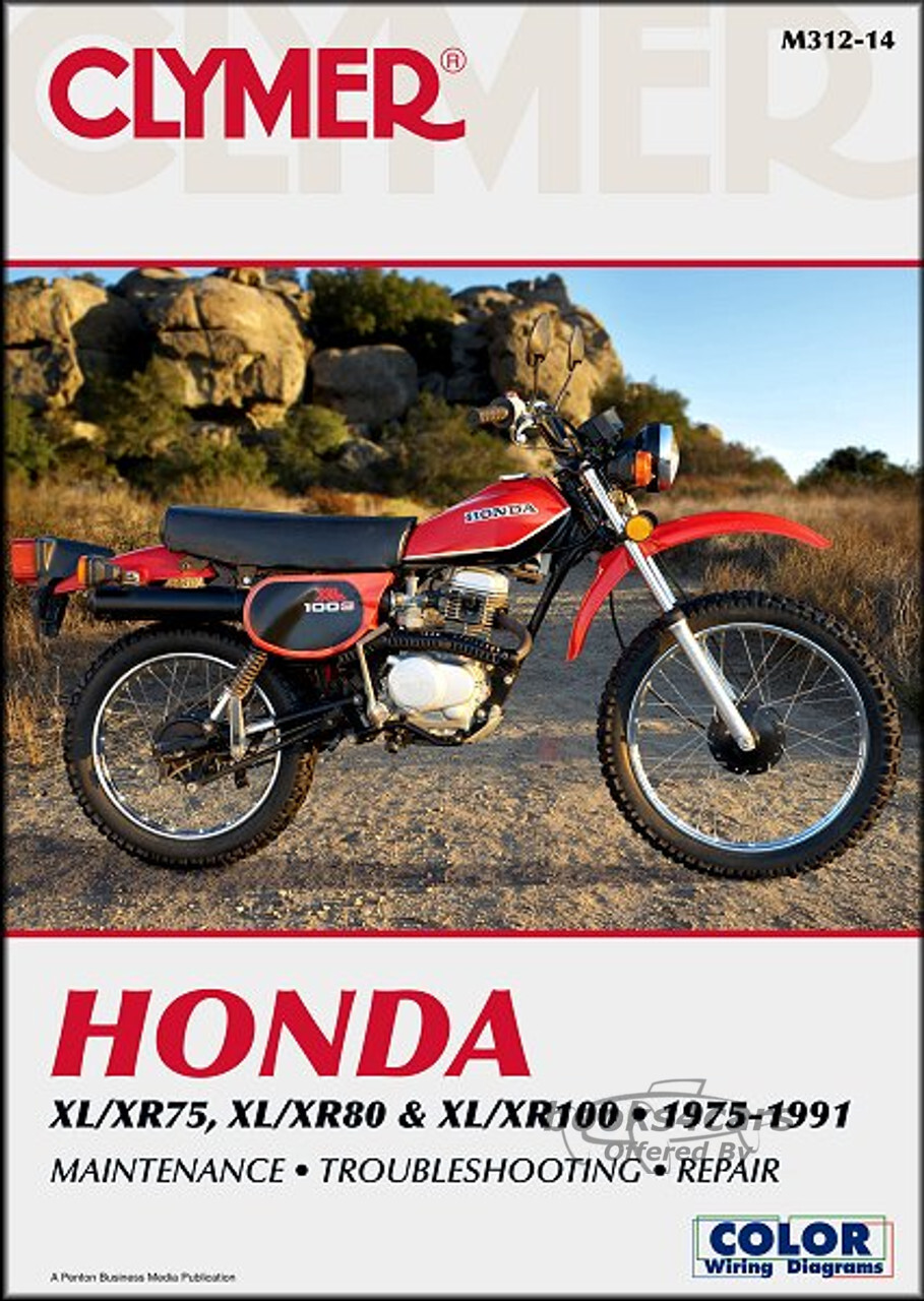 view cover of 1975-1991 Honda XL75 XL80S XL100S XR75 XR80 XR80R XR100 XR100R Singles Shop Service Repair Manual by Clymer