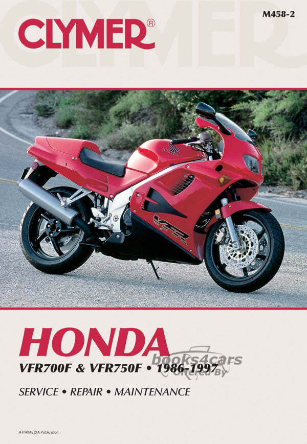 view cover of 1986-1997 VFR700F & VFR750F Shop Service Repair Manual by Clymer