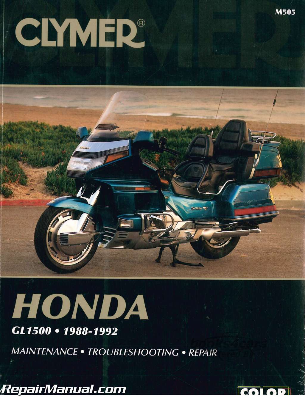 view cover of 1988-1992 Honda GL1500 Gold Wing Goldwing Shop Service Repair Manual 880 pages by Clymer