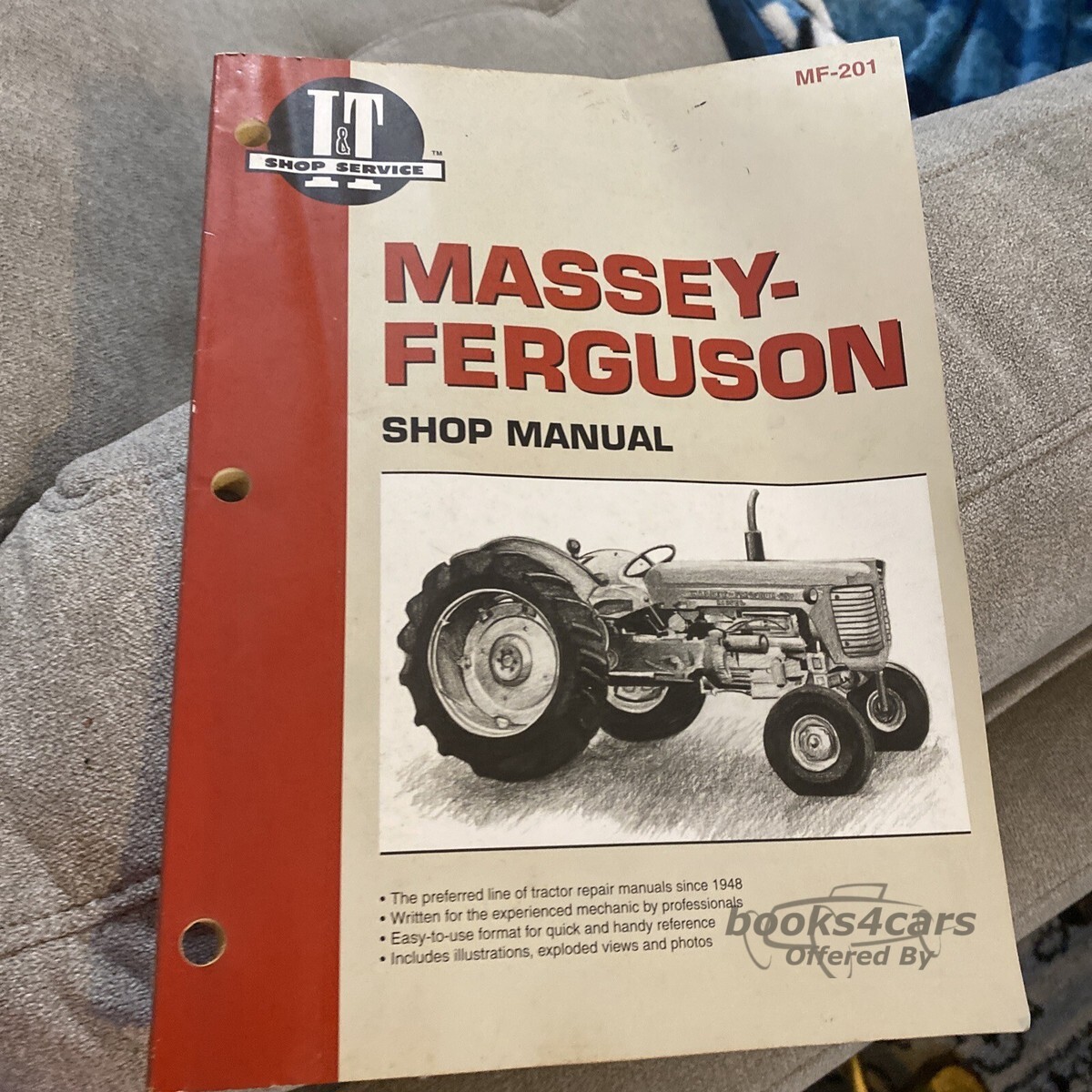view cover of Massey Ferguson Tractor Shop Service Repair manual by I&T for Models MF65 MF85 MF88 MF Super 90 MF Super 90WR MF1100 MF1130 MF1150, MF1105 MF1135 MF1155 MF2775 MF2805 in 104 pages
