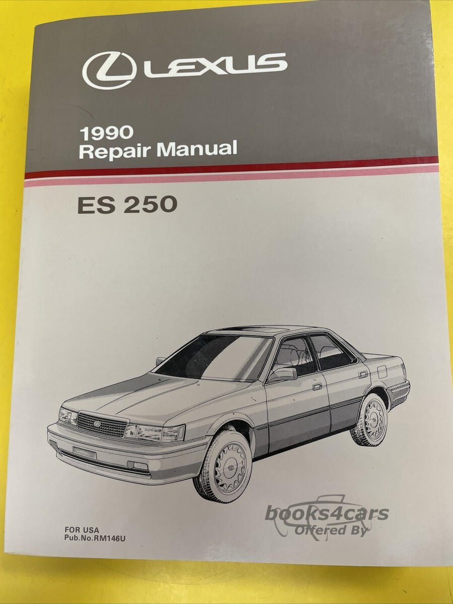 view cover of 1990 ES250 Shop Service Repair Manual by Lexus