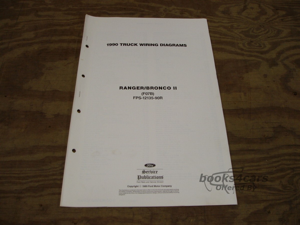 view cover of 1990 Ranger Bronco II 11
