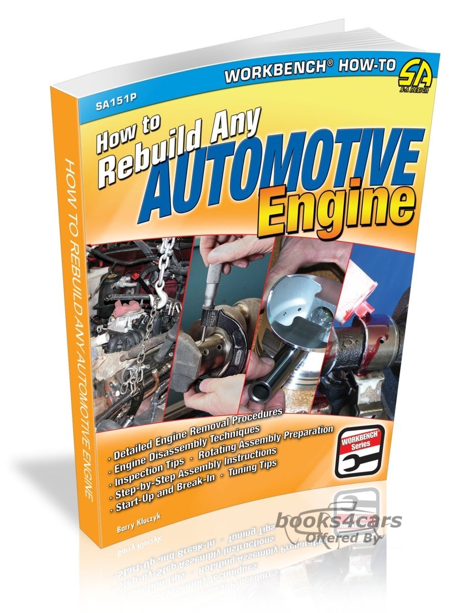 view cover of How to Rebuild any Automotive Engine by Barry Kluczyk