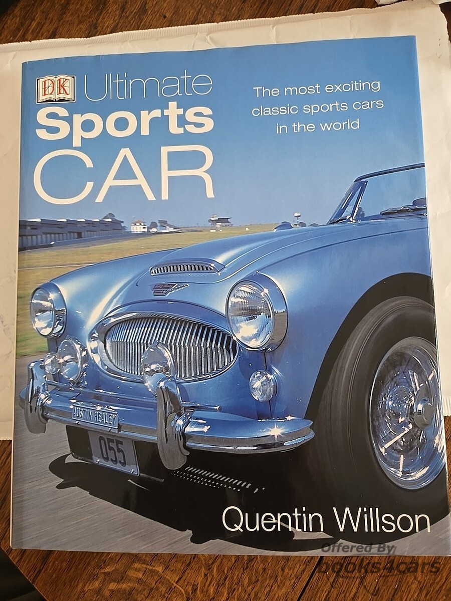 view cover of Ultimate Sports Cars by Quentin Willson hardbound many high quality photos & illustrations
