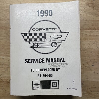 view cover of 1990 Corvette Service Manual by Chevy (preliminary)