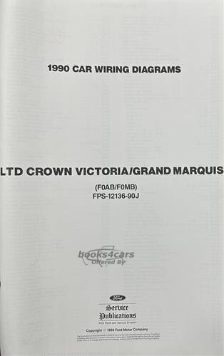 view cover of 1990 LTD Crown Victoria Grand Marquis 11