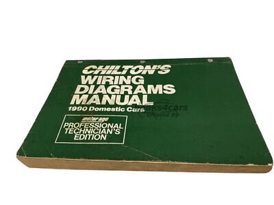 view cover of 1990 Wiring Diagram for Domestic Cars & Truck Includes A/C & heating vacuum circuts by Motor (Professional Service Edition)